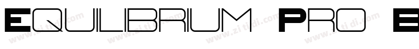 Equilibrium Pro Bol字体转换 Equilibrium Pro Bol字体转换